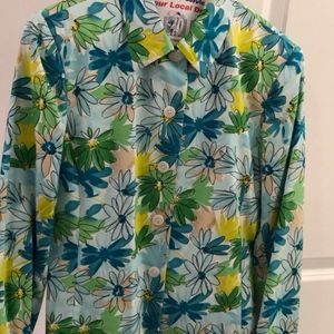 Jones New York floral jacket, size 6